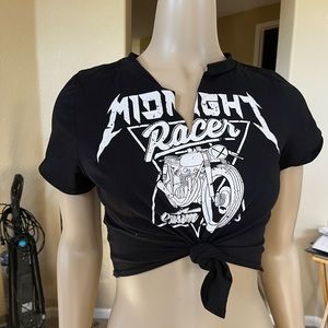 Fashion Nova Graphic Tee Crop Top